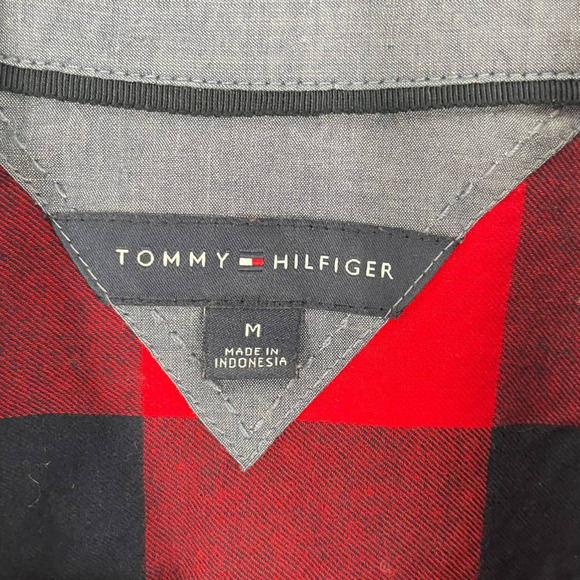 TOMMY HILFIGER BUFFALO PLAID SHIRT - Picture 7 of 7
